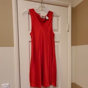Valentino Intimo red silk nightgown. Size M.